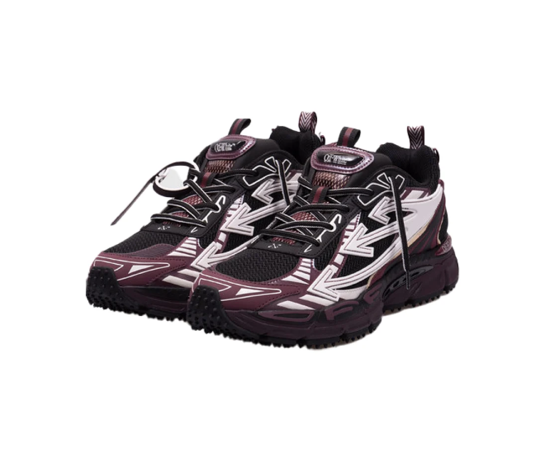 BE RIGHT BACK burgundy sneakers