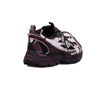 BE RIGHT BACK burgundy sneakers