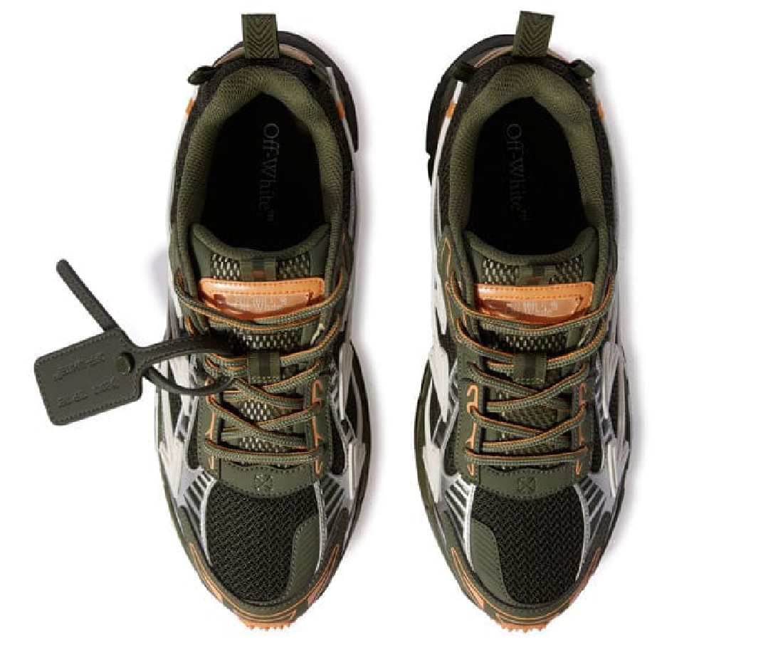 Off-White be right back military green