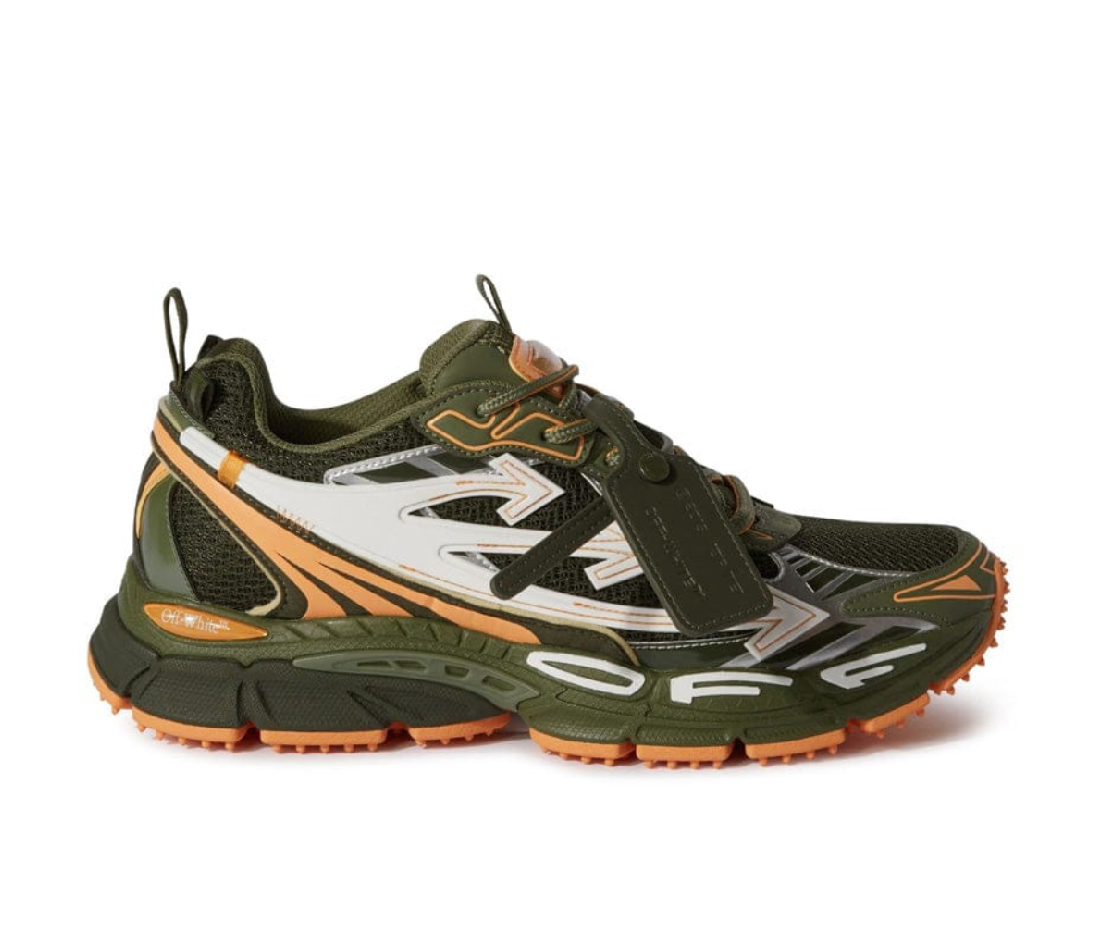Off-White be right back military green