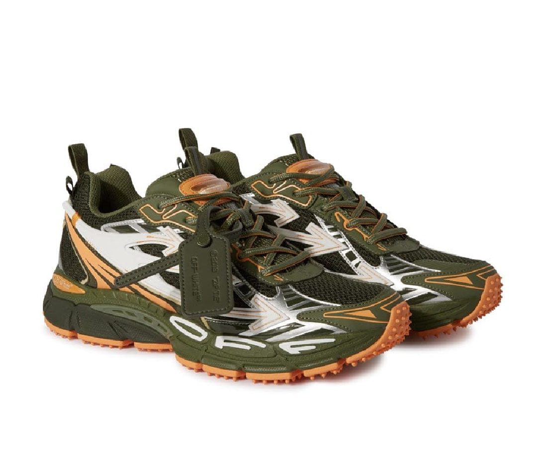 Off-White be right back military green