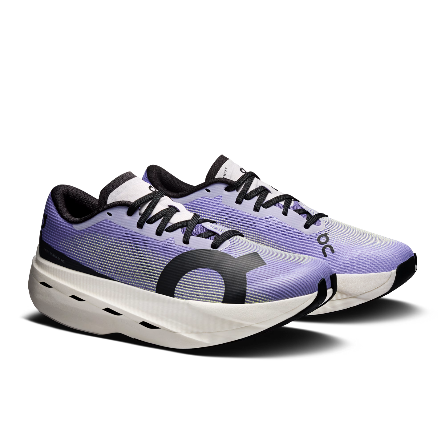 Cloudboom Volt shoes in violet and black