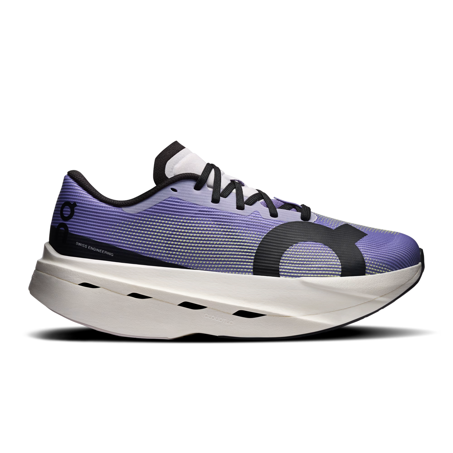 Cloudboom Volt shoes in violet and black
