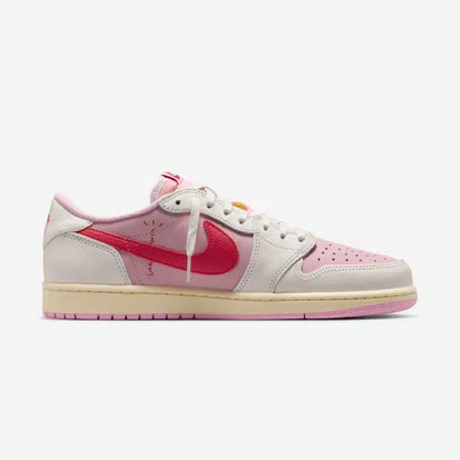 Air Jordan 1 Retro Low OG SP Travis Scott "Sail Tropical Pink"