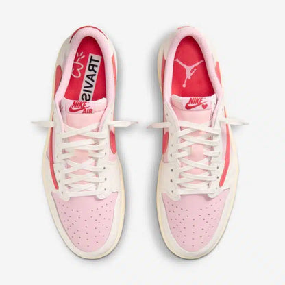 Air Jordan 1 Retro Low OG SP Travis Scott "Sail Tropical Pink"