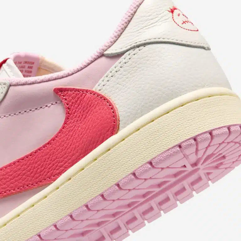 Air Jordan 1 Retro Low OG SP Travis Scott "Sail Tropical Pink"